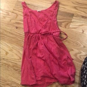 Jcrew pink wrap tank